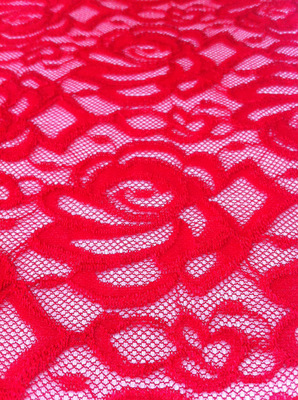 【蕾丝面料 立体图案 厂家直销 精美玫瑰图纹 舒昂女装面料】价格,厂家,图片,化纤面料,绍兴县舒昂纺织品-