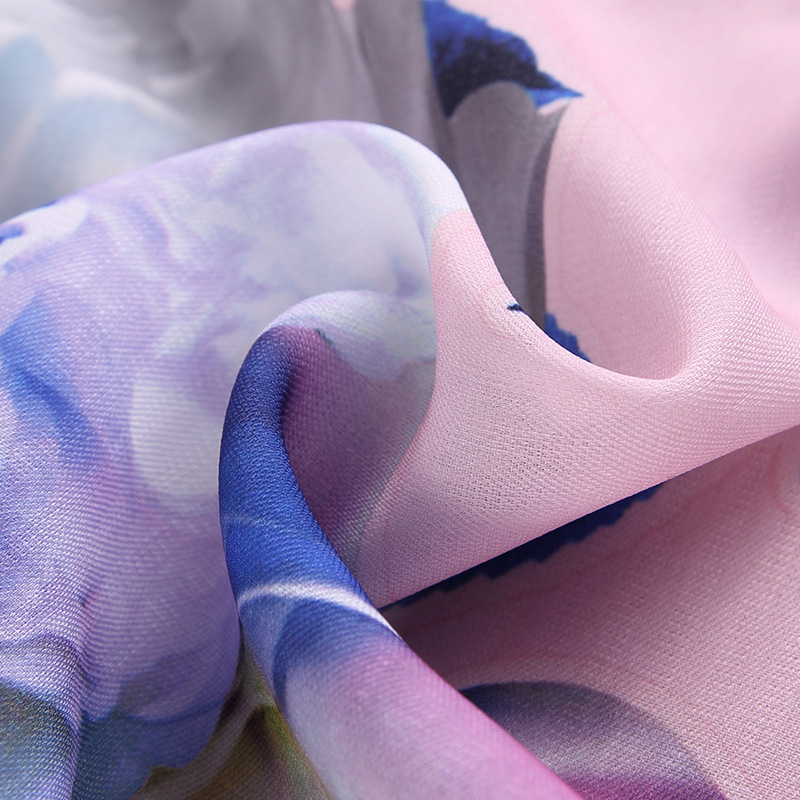 亮丝斜纹加密印花面料 厂家直销涤纶化纤面料